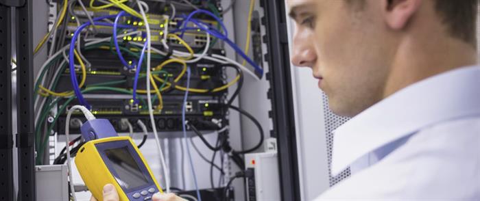 power and data point installation